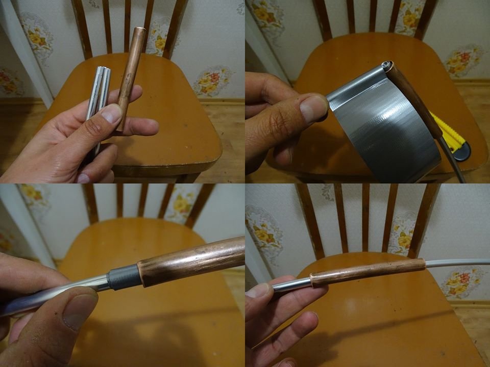 Rurka po "asfaltowej" obróbce