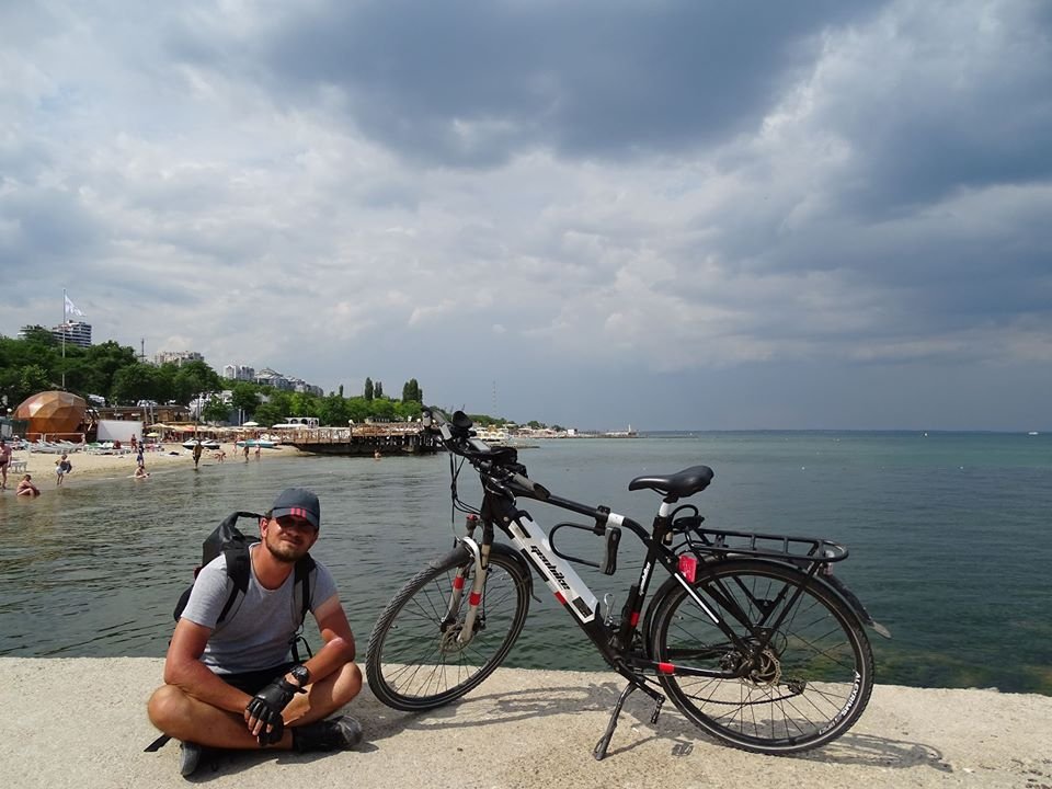 Nad morzem w Odessie